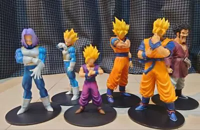 Buy Dragon Ball Figure Lot Of 6 Goku Vegeta Gohan Trunks Satan No Box Anime • 152.67£