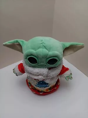 Buy Star Wars Grogu Christmas Plush Mandalorian The Child 8  Baby Yoda Frog Sweater • 14.17£
