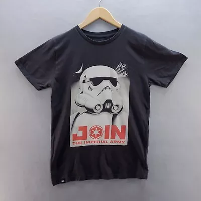 Buy STAR WARS T Shirt Small Grey Graphic Print Storm Trooper Short Sleeve Mens • 6.57£