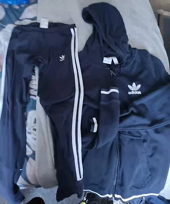 Buy Adidas Tracksuit Womens Top Size 10 Bottoms Size 8 • 12£