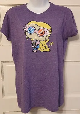 Buy Funko Pop Tees HP  Collection Luna Lovegood Graphic Fitted Tee T-Shirt Sz M • 18.90£