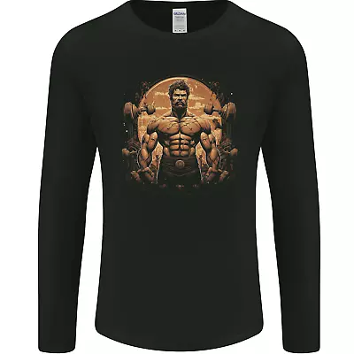 Buy Hercules Gym Weightlifting Training Bodybuilding Mens Long Sleeve T-Shirt • 11.99£