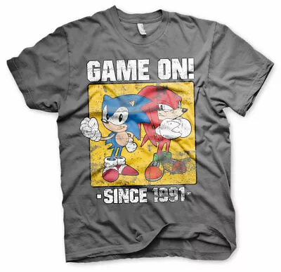Buy Officially Licensed Sonic - Game On Since 1991 Men's T-Shirt S-XXL Sizes • 19.53£