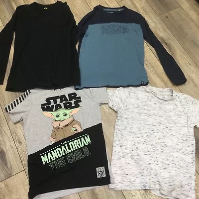 Buy Boys Bulk T Shirts Star Wars, Next,Penguin Size 10/11 Years • 4.95£
