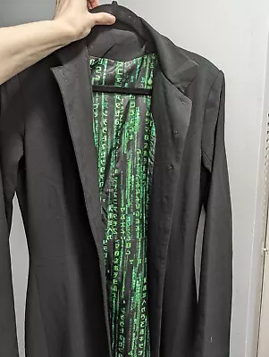 Buy Blackmilk The Matrix Neo Trench Coat Size 8 Black Jacket  • 172.93£