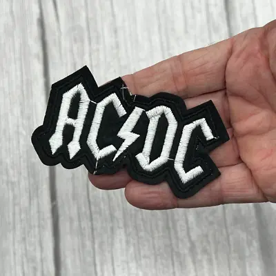 Buy ACDC Rock Band Patch Sew Iron On Patches Badges Transfer Clothes Jeans Shirts • 2.50£