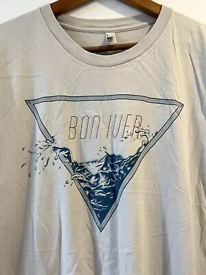 Buy Original 2013 Bon Iver Vintage Band T-Shirt UK Tour Shirt Bought At Gig | Large • 15£