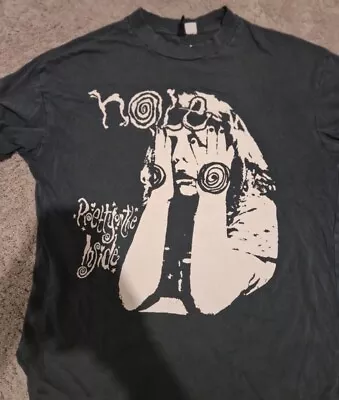 Buy Hole T Shirt Grunge Rock Band Merch Tee Courtney Love Ladies Size Small Black • 14.50£