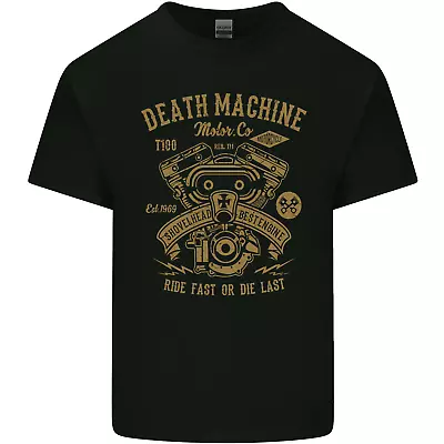 Buy Death Machine Motorcycle Motorbike Biker Mens Cotton T-Shirt Tee Top • 8.75£