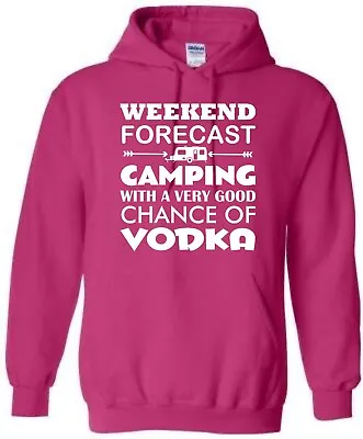 Buy Caravan Vodka Funny Hoodie,  Camping Hoody, Camper Alcohol Hooded Sweat • 20.99£
