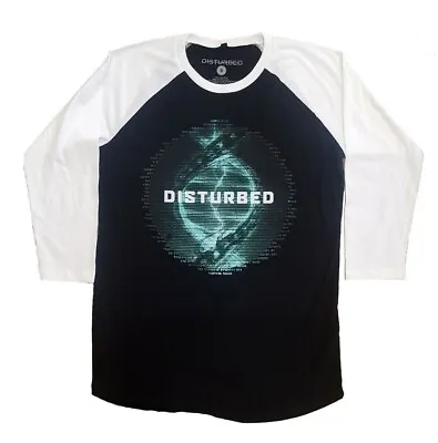 Buy Disturbed Unisex Raglan T Shirt Ex Tour New Size Medium • 18.97£