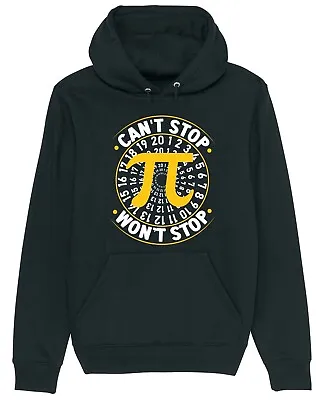 Buy Pi Maths Numbers Funny Can't Stop Won't Stop Hoodie Sum Maths Geek Present Gift • 17.95£