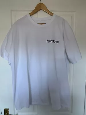 Buy Lost World Clothing White Misunderstood Short Sleeve Tea Shirt. XXL Cost £30 • 10£