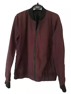 Buy River Island Men's Jacket - Size  M-  Burgundy • 4.99£