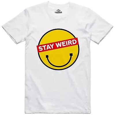 Buy Funny T Shirts For Men Emoji Stay Weird Novelty Gift 100% Cotton  • 9.99£