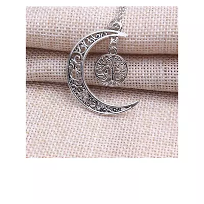 Buy Fashion Jewelry Supernatural Moon Pentagram Necklace Witch Pentagram Amulet • 12.63£