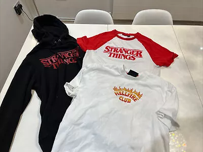 Buy Stranger Things Hoodie And T-Shirt Bundle XS • 3£