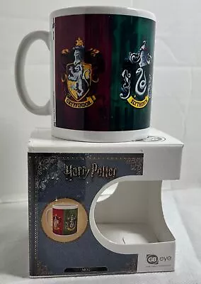 Buy Harry Potter House Crests Mug Brand New GB Eye Official Merch Dishwasher Safe • 6.99£