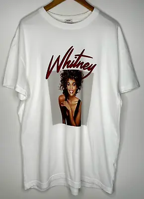Buy Abercrombie & Fitch Whitney Houston Soft White T-Shirt Size XL Relaxed Fit • 23.74£