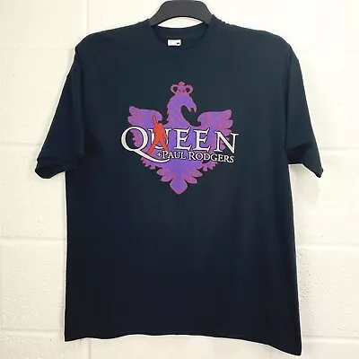 Buy Queen + Paul Rodgers 2005 Tour T-Shirt Unisex Size XL Black Rare Vintage Music • 24.99£