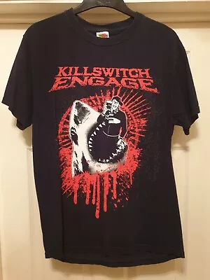 Buy RARE Killswitch Engage Adam SHARK Tshirt (long Discon) KsE Thank God T Shirt Tee • 99£