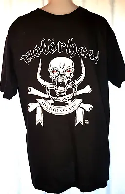 Buy Motorhead - March Or Die, Metal Merch Black, Short Sleeve T Shirt, Top - Size XL • 13.50£