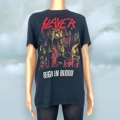 Buy Vintage Slayer Reign In Blood Tshirt • 25£