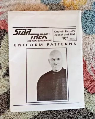 Buy Star Trek The Next Generation Picard Uniform Pattern Men's Jacket And Shirt 0813 • 36.94£