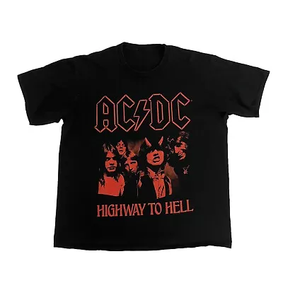 Buy AC/DC T-Shirt Highway To Hell Mens XL Cotton Short Sleeve Music Rock Band • 15.99£