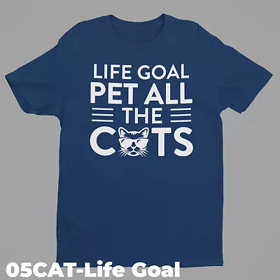 Buy Cat Funny T-Shirt Designs 05CAT-Pet All Cats • 10.95£