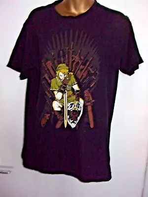 Buy Black Legend Of Zelda T Shirt Size M By Qwertee • 5£