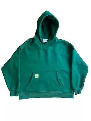 Buy Push Pull - 'A Brand For The Misfits' Hoodie Green Jumper Heavyweight Size S/M • 56.25£