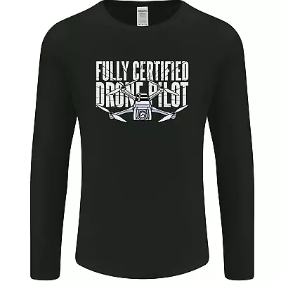 Buy Drone Pilot Mens Long Sleeve T-Shirt • 11.99£