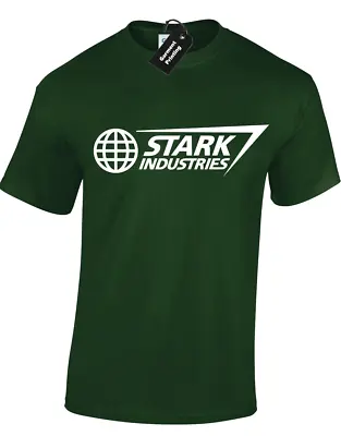 Buy Stark Industries Mens T-shirt Funny Avenger Fan Iron Design Gift Man Present • 8.99£