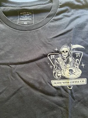 Buy Death Wish Coffee Tshirt XL Pi Day • 47.35£