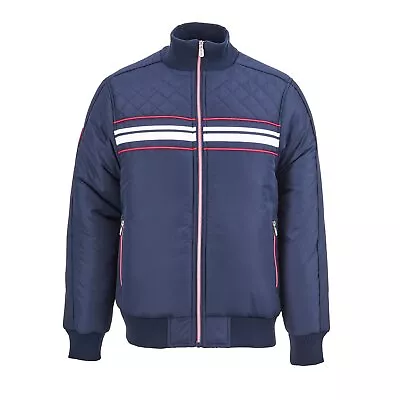 Buy Lonsdale Mens Cut And Sew Jacket Outerwear Puffer - Heavyweight Lightweight Zip • 24.99£