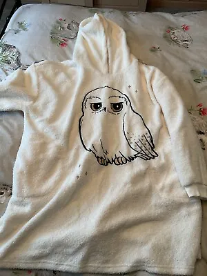Buy Harry Potter Hedwig Owl  Oversized Blanket Hoodie Snoodie M/L Primark • 39.99£