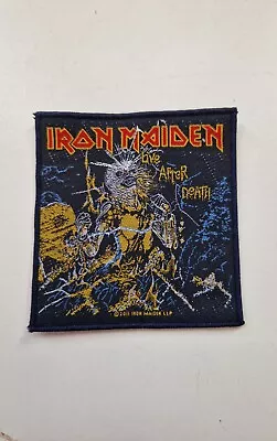 Buy IRON MAIDEN Live After Death : Woven SEW-ON PATCH Official Licensed Merch • 1.99£