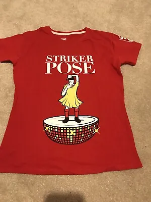 Buy Striker Pose Red T-Shirt M New No Tags Freepost  • 9.99£