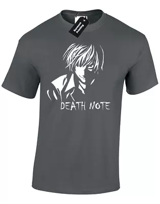 Buy Death Note Mens T Shirt Tee Anime Kira Manga Hentai Cartoon Japan Cool Design • 7.99£