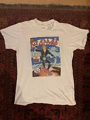 Buy Def Leppard Vintage Woman Of Doom Hysteria 1987 Band Tour T Shirt - RARE -Medium • 120£