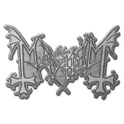 Buy Mayhem Logo Metal Pin Badge Official Black Metal Band Merch  • 12.63£