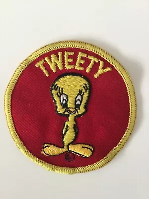 Buy Vintage Tweety Pie Bird Embroidered Looney Tunes Cartoon Character Patch Badge  • 12£