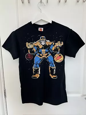 Buy Men's Marvel Comics Thanos T-Shirt Black Size Small (New) • 1.99£