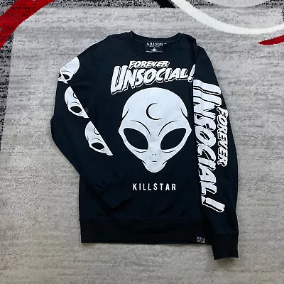 Buy Killstar Shirt Ladies 2XL XXL Black White Forever Unsocial Goth Carpe Duh Womens • 33.84£