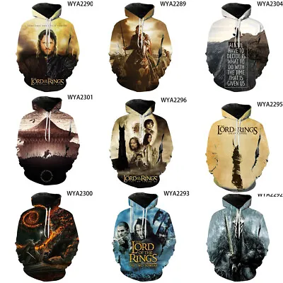 Buy Cosplay The Lord Of The Rings The Hobbit Gandalf 3D Hoodies Sweatshirts Jackets • 13.20£