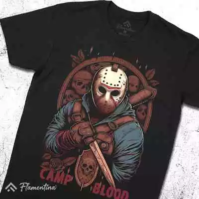 Buy Camp Blood T-Shirt Horror Jason Friday 13Th Halloween Scary Fright Night E178 • 9.99£