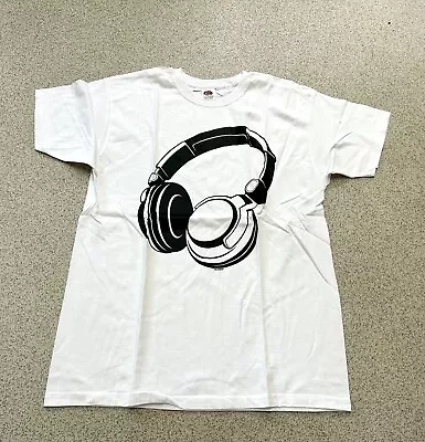 Buy Headphones T Shirt M • 7.99£