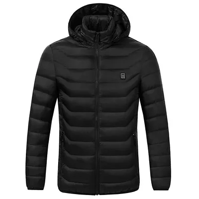 Buy Heated Jacket Slim Fit Electric Hoodie Jacket Winter Warming Jacket Coat XTT • 52.53£