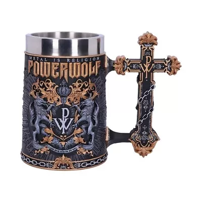Buy Powerwolf Metal Is Religion Tankard Nemesis Now Official Metal Cross Band Merch • 49.99£